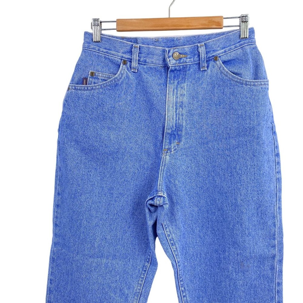 Vintage Riders denim Mom jeans size 29 waist 14P medium wash high rise tapered - Picture 2 of 9